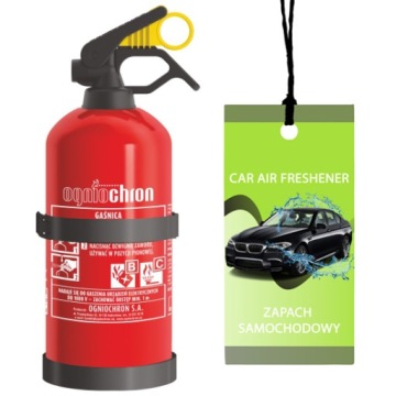 Fire extinguisher powder car fire protection bc 1kg + fragrance, №1