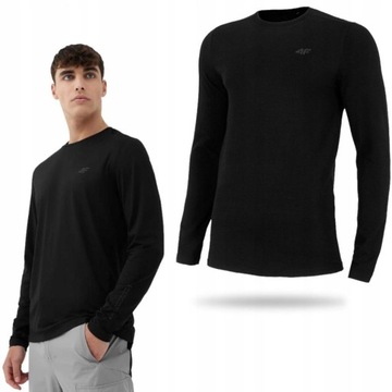 BLUZA MĘSKA 4F LONGSLEEVE BLUZKA Z DŁUGIM RĘKAWEM SPORTOWA NA CO DZIEŃ