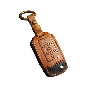 Car Key Case brelok do kluczyka Brązowy