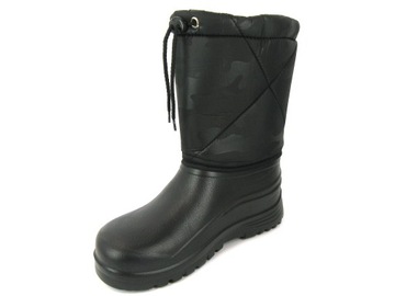 ŚNIEGOWCE KALOSZE OCIEPLANE KOZAKI MĘSKIE KOLMAX 042 CIEPŁE PIANKA PL 40