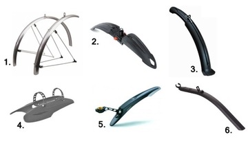 Велосипедное крыло SIMPLA CROSS+RAPTOR, пластик, ЧЕРНЫЙ