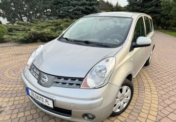 Nissan Note I Mikrovan 1.4 i 16V 88KM 2008 Nissan Note 1.4 88KM 5 drzwi Klima Serwis Sprawdz