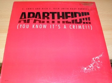 C.CHRIS AND RICH E.RICH - Apartheid - MAXI SP