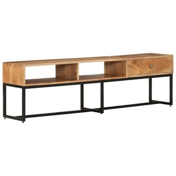 SZAFKA POD TV, 160X30X45CM, DREWNO AKACJOWE