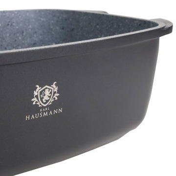 Gęsiarka granitowa Rubin z pokrywą 5,5 l z pokrywką indukcja GREBLON