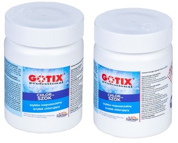 Chlor Szok do Basenu Jacuzzi SPA Chlor Szok Granulat Chemia do Basenu 0,4KG