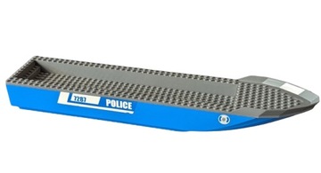 LEGO 54100c02pb02 Kadłub statku 51x12x6 POLICE Niebieski 7287 1szt U