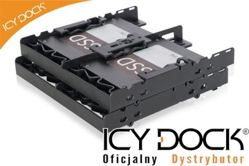 ICY DOCK FLEX-FIT Quattro MB344SP Держатель для 4 жестких дисков или твердотельных накопителей размером 2,5 дюйма для внешних устройств