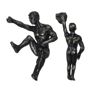 2 szt. Wspinaczka skałkowa mężczyzn rzeźba statua figurka