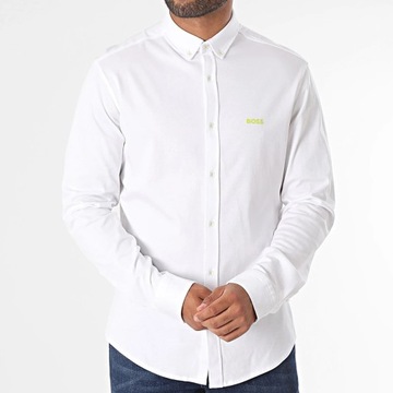 HUGO BOSS stylowa koszula regular fit WHITE XL