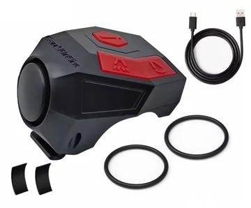 ЭЛЕКТРОННЫЙ МОТОЦИКЛОВЫЙ СИГНАЛ С СИГНАЛЬНЫМ ЗВОНКОМ 120 дБ СИГНАЛИЗАЦИЯ МОТОР USB