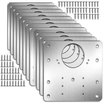 12x PŁYTKA NAPRAWCZA ZAWIASU ZESTAW NAPRAWA SZAFEK NAPRAWY ZAWIASÓW ZAWIAS