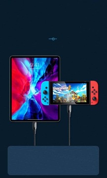 Mocny szybki długi KABEL type-C USB-C PD QC 3.0 5A 20V 100W 2m Quick Charge