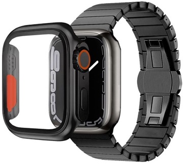 ETUI SZKŁO 2W1 DO APPLE WATCH 4|5|6|SE 44MM