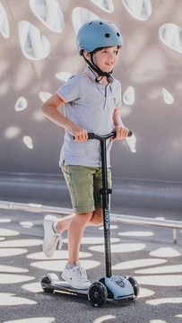 Стальные колеса для самоката Scoot and Ride Highwaykick 5 со светодиодами 5L+ + отражатель