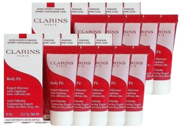 Clarins Body Fit Anti- Cellulite Balsam do Ciała Tubka ZESTAW 10 x 8ml