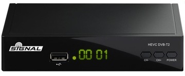 Tuner dekoder DVB-T2/HEVC Signal T2-BOX