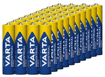 40x Bateria Varta Industrial alkaliczna AAA R3 1,5V