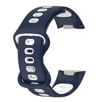 Opaski Miękka silikonowa opaska Do Fitbit charge5 Niebieski