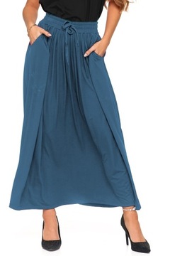 ДЛИННАЯ ЖЕНСКАЯ ЮБКА С КАРМАНАМИ ИЗ струящейся ВИСКОЗЫ НА ВЕСНУ ЛЕТО MORAJ R.L.