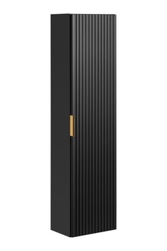 Czarny Słupek Łazienkowy Wysoki 140 cm Szafka