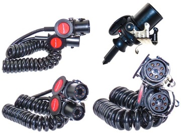 PRZEWÓD SPIRALNY PRZYCZEPY NACZEPY WTYCZKA 7 PIN