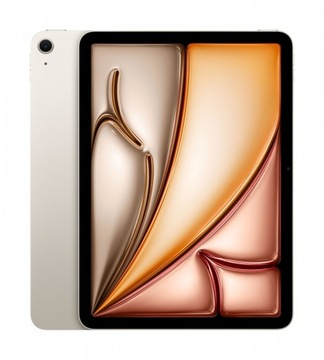 Apple iPad Air 11, M2 (2024), 128GB, WiFi | Starlight - księżycowa poświata