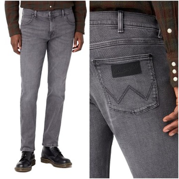 Męskie spodnie jeansowe proste Wrangler GREENSBORO W32 L32