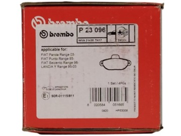 ПЕРЕДНИЕ ДИСКИ+колодки BREMBO FIAT PUNTO I II PANDA