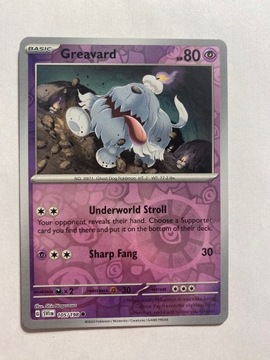 Scarlet & Violet reverse 105/198 Greavard