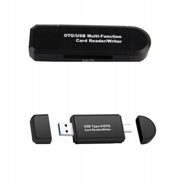 Устройство чтения карт памяти Micro USB OTG USB-C Type-C 3-в-1