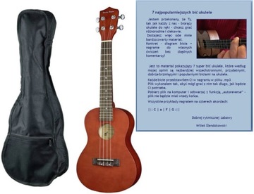 UK11C BR Ukulele Koncert Harley Benton + Pokrowiec