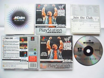 Gra WWF War Zone PSX PS1 PSOne PS2 SLES-00804 PAL