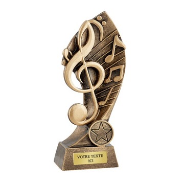 MEDAL PUCHAR RTX012 Statuetka-MUZYKA