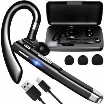 БЕСПРОВОДНЫЕ НАУШНИКИ BLUETOOTH PRO ДЛЯ ТЕЛЕФОНА POWERBANK ЧИСТЫЙ ЗВУК