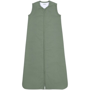Meyco Baby Jednokolorowy śpiworek dla niemowląt - forest green - 90cm
