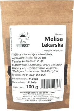 Melisa Lekarska NASIONA 100g MIODODAJNE
