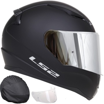 KASK MOTOCYKLOWY LS2 FF353 RAPID II CZARNY MAT INTEGRALNY 2 SZYBY