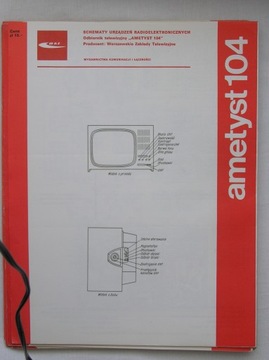 ODBIORNIK TELEWIZYJNY AMETYST 104 INSTRUKCJA SERWISOWA