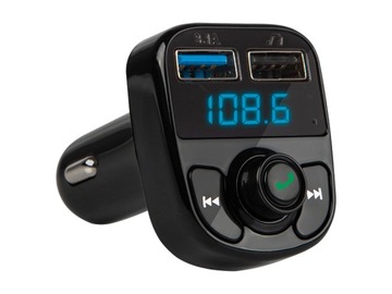 FM-ПЕРЕДАТЧИК MP3 SD BLUETOOTH АВТОМОБИЛЬНОЕ ЗАРЯДНОЕ УСТРОЙСТВО 2xUSB