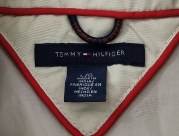 Tommy Hilfiger Beżowa Kurtka Bawełna 40 L gg