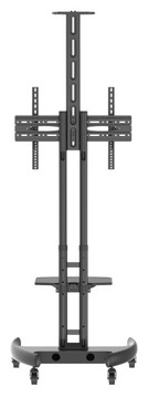 Подставка под телевизор 43 50 55 65 75 дюймов на колесах Телескопическая