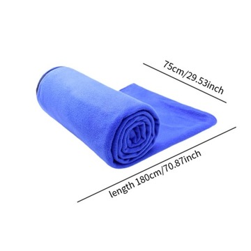 Sleeping Bag Liner Breathable Portable Adult Camping Sheets Traveling Blue