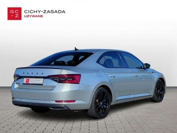 Skoda Superb III Liftback Facelifting 2.0 TSI 190KM 2021 Skoda Superb 2.0 TSI 190KM Sportline DSG LED Kamera Canton Virtual Android, zdjęcie 4
