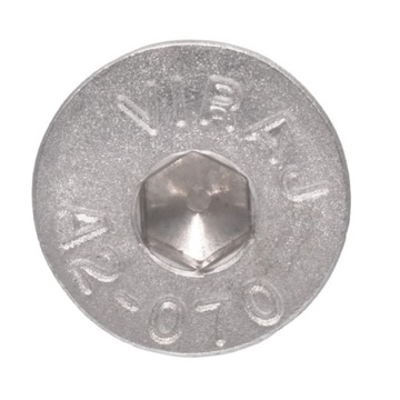 M3X12 ВИНТ С ШЕСТИГРАННОЙ ГОЛОВКОЙ ИЗ НЕРЖ. НЕРЖ., КОНИЧЕСКИЙ, 21ST