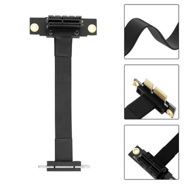 Adapter kabla przedłużającego PCIE X1 karty dźwiękowej X8 10cm