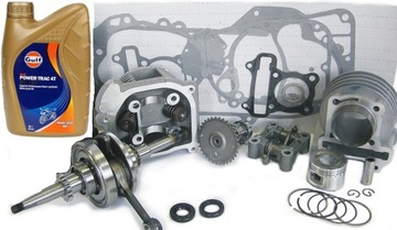 WAŁ CYLINDER GŁOWICA 80 SKUTER 4T 139QMB/QMA GY6