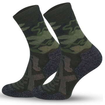 SKARPETY TECHNICZNE TREKKINGOWE Z WEŁNY MERYNOSÓW MERINO w góry *39-42