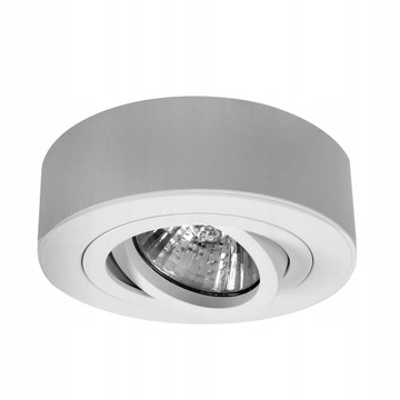 Oprawa podtynkowa LED biała halogen tuba spot GU10