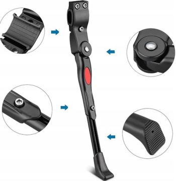 ПОДСТАВКА ДЛЯ ВЕЛОСИПЕДА, РЕГУЛИРУЕМАЯ БОКОВАЯ ПОДСТАВКА, ПРОЧНАЯ БОКОВАЯ ПОДСТАВКА ДЛЯ ВЕЛОСИПЕДА